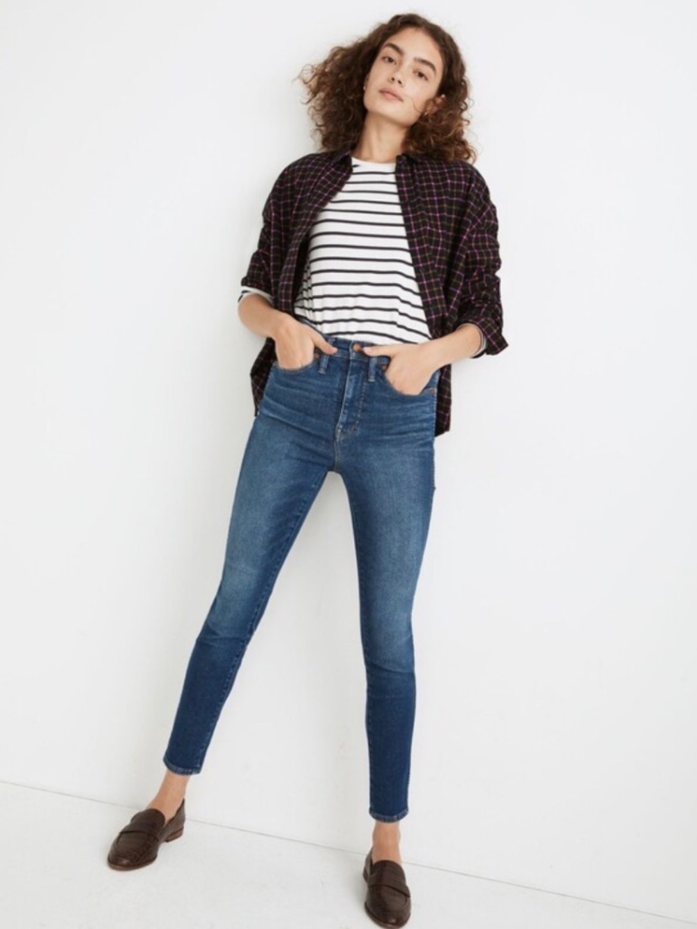 Madewell Jeans 10" High-Rise Skinny Jeans in Winston Wash Size 26